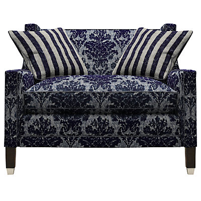Duresta Grayson Reading Chair, Umber Leg Mulsanne Midnight Duresta Grayson Reading Chair, Umber Leg Mulsanne Midnight